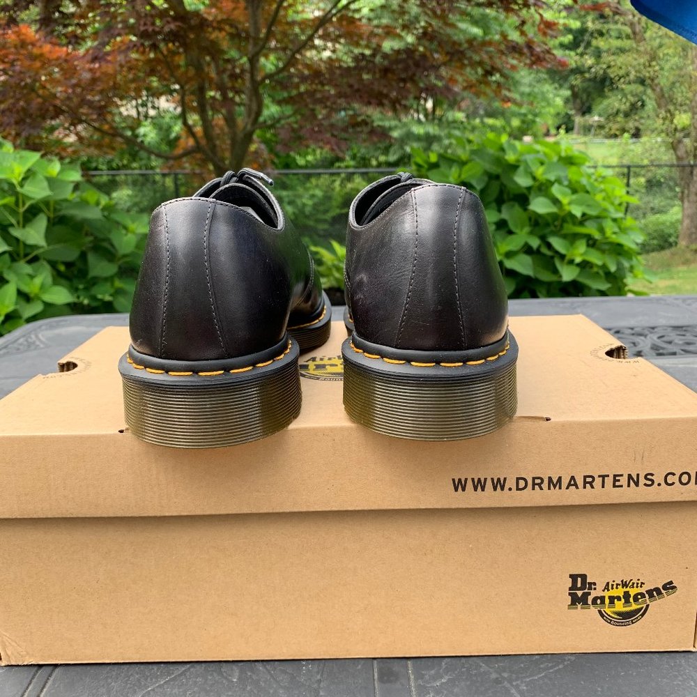 DR. MARTENS GUNMETAL ORLEANS WP LEATHER OXFORD - Picture 10 of 12